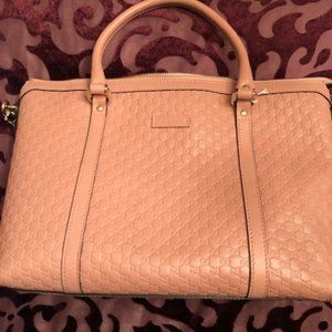 Gucci Authentic Pink Leather Shoulder Bag